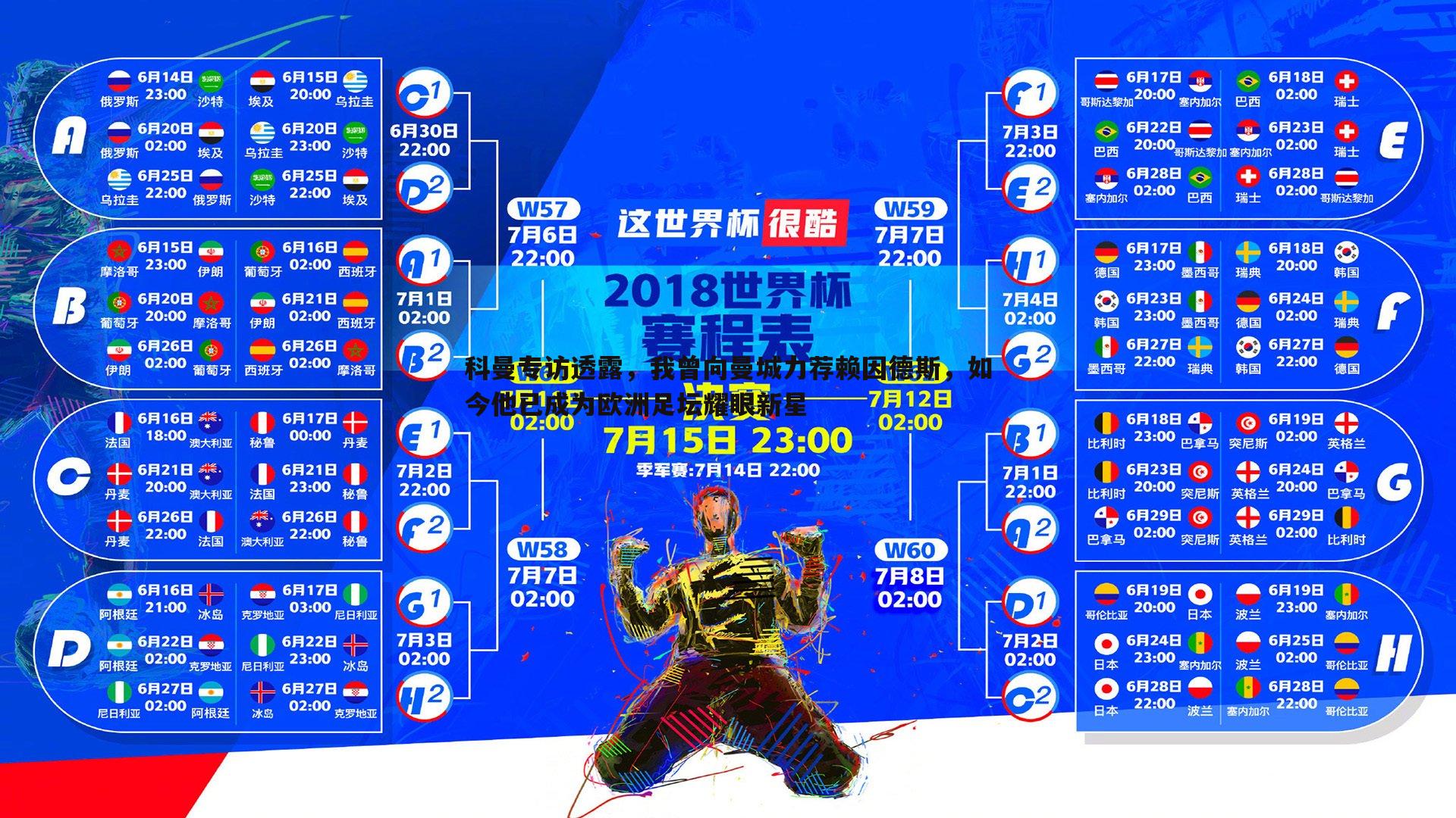 亿兆体育-科曼专访透露，我曾向曼城力荐赖因德斯，如今他已成为欧洲足坛耀眼新星-第2张图片-亿兆体育